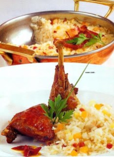 arroz de forno com galinha da angola piauí