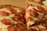 pizza queijo e calabresa